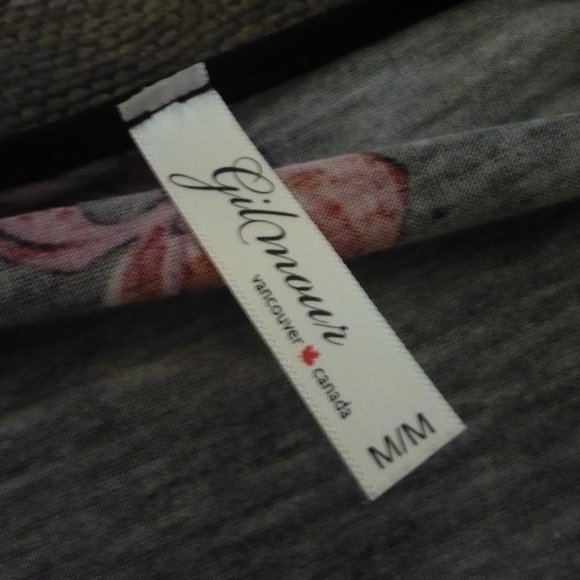 Gilmour Canadian Vancouver Soft Floral Bamboo Ballet Sleeve Dress - Picture 8 of 11